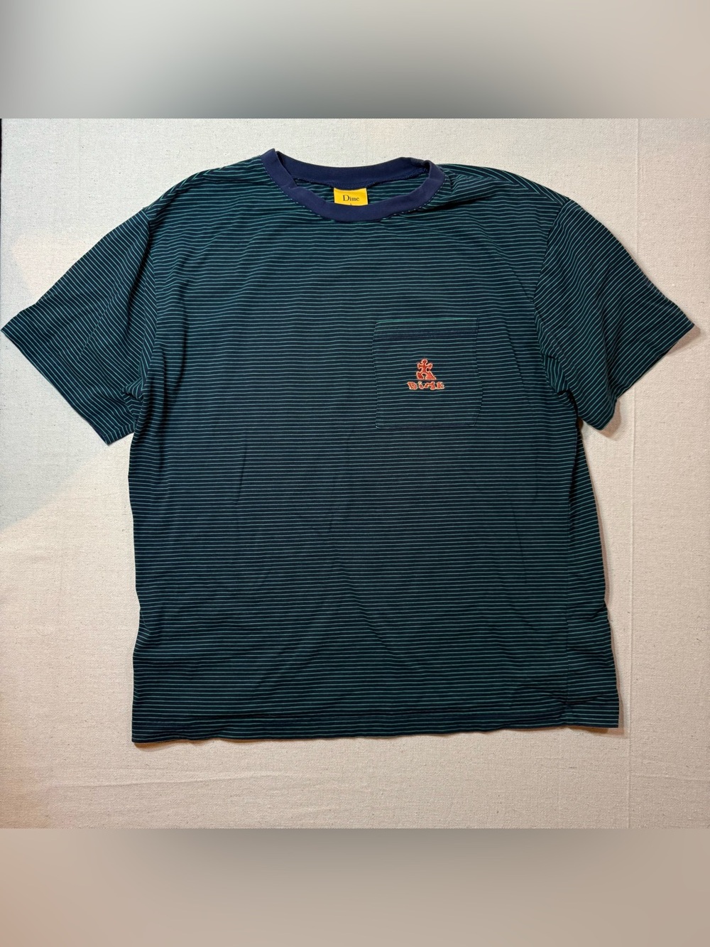 Dime striped pocket tee (Size L)